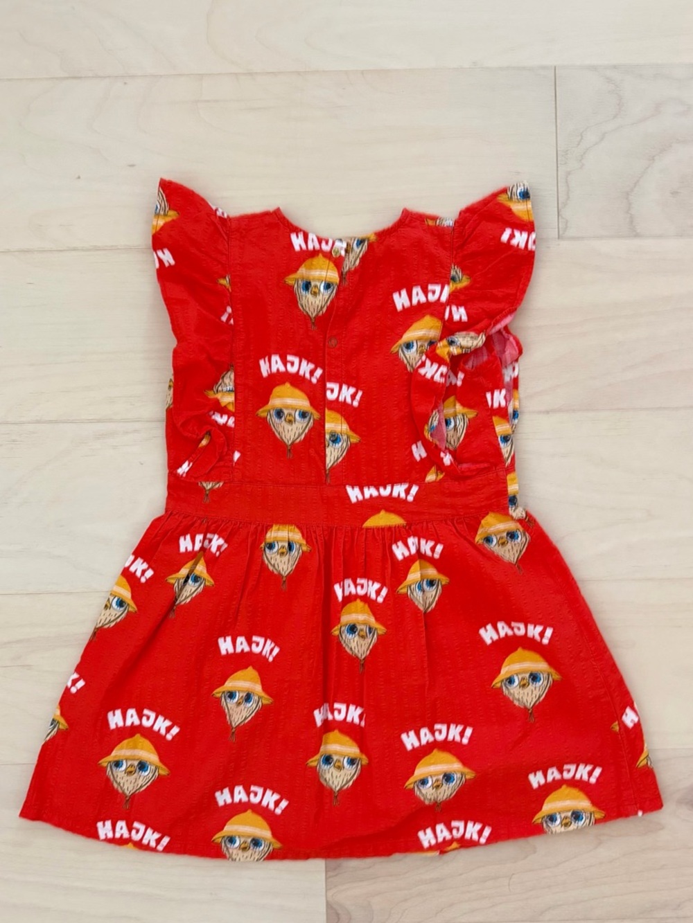 Mini Rodini hiker owl print dress - Picture 6 of 7